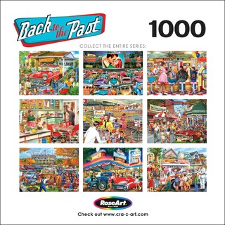 Foto 5 | Rompecabezas Roseart Back To The Past Drive In Date, 1000 Unidades - Venta Internacional.