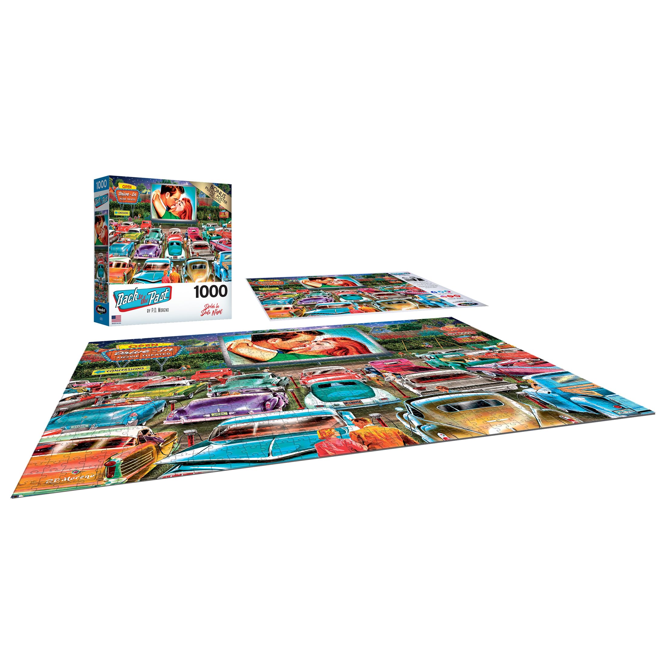 Foto 7 pulgar | Rompecabezas Roseart Back To The Past Drive In Date, 1000 Unidades - Venta Internacional.