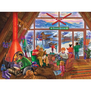 Foto 1 | Rompecabezas Roseart Back To The Past Ski Lodge 750 Piezas - Venta Internacional.