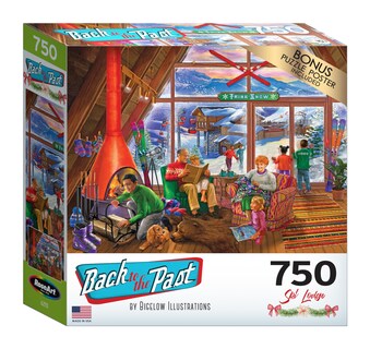 Foto 2 | Rompecabezas Roseart Back To The Past Ski Lodge 750 Piezas - Venta Internacional.