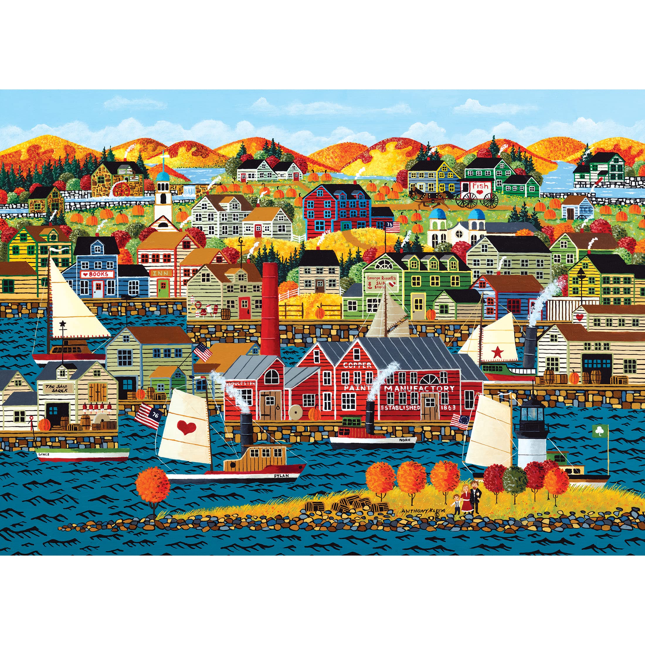 Foto 2 pulgar | Rompecabezas Roseart Home Country Cape Ann 1000 Piezas - Venta Internacional.