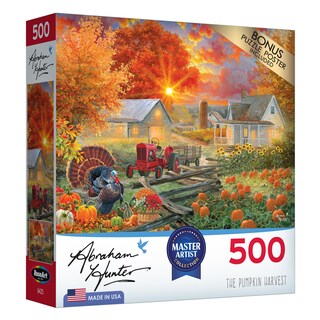Foto 2 | Rompecabezas Roseart Abraham Hunter The Pumpkin Harvest, 500 Unidades - Venta Internacional.