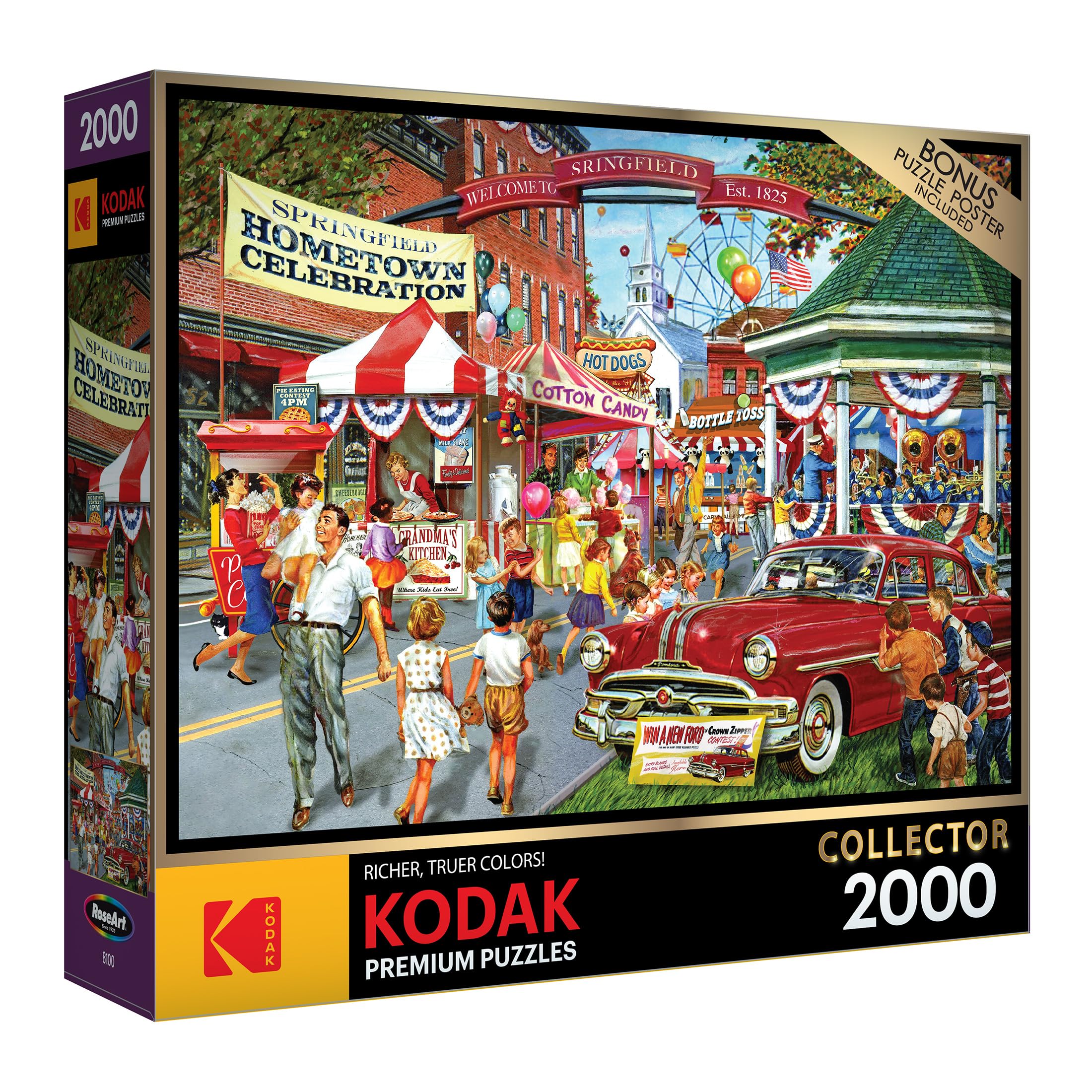 Foto 2 | Rompecabezas Roseart Kodak Collector Hometown Celebration, 2000 Unidades - Venta Internacional.