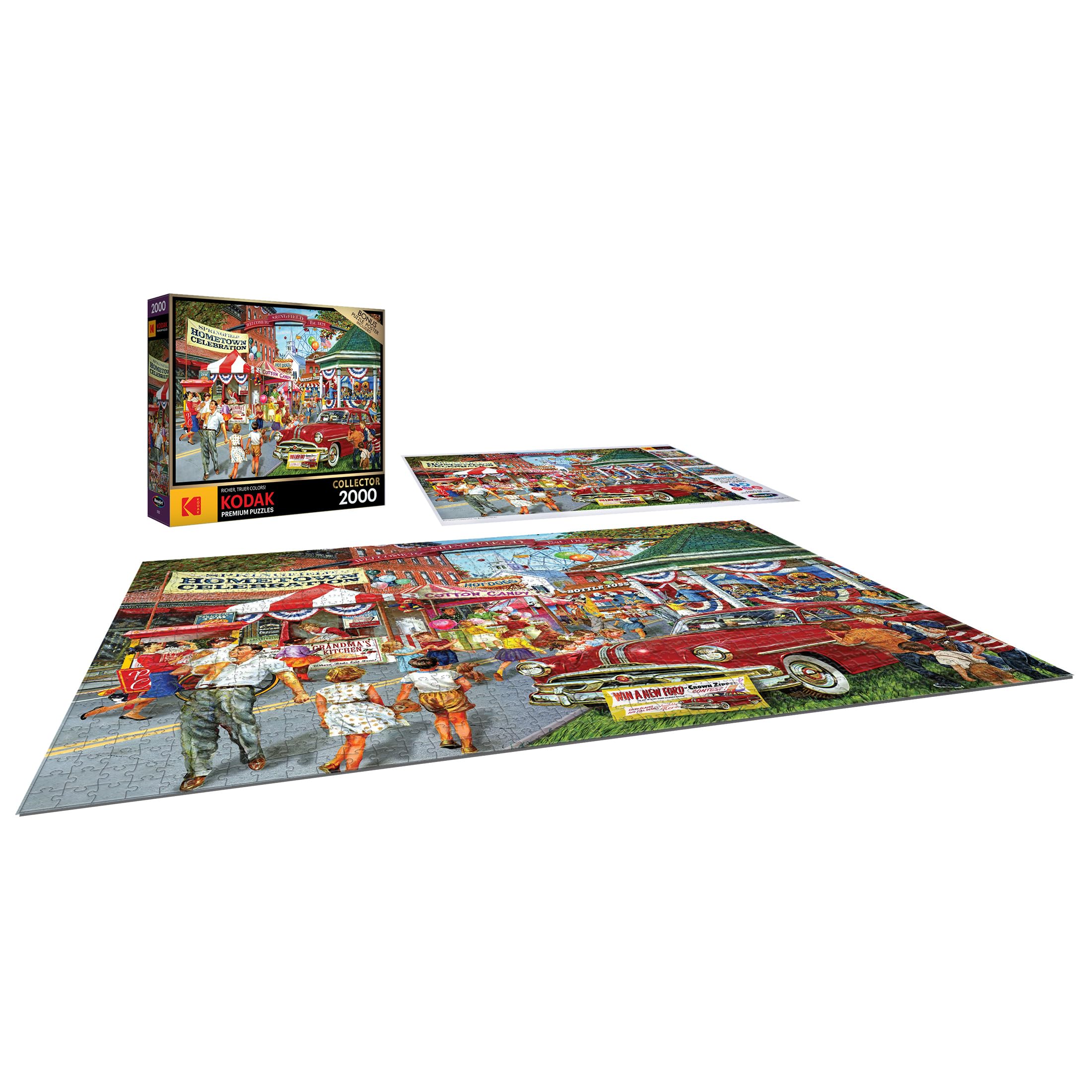 Foto 3 | Rompecabezas Roseart Kodak Collector Hometown Celebration, 2000 Unidades - Venta Internacional.