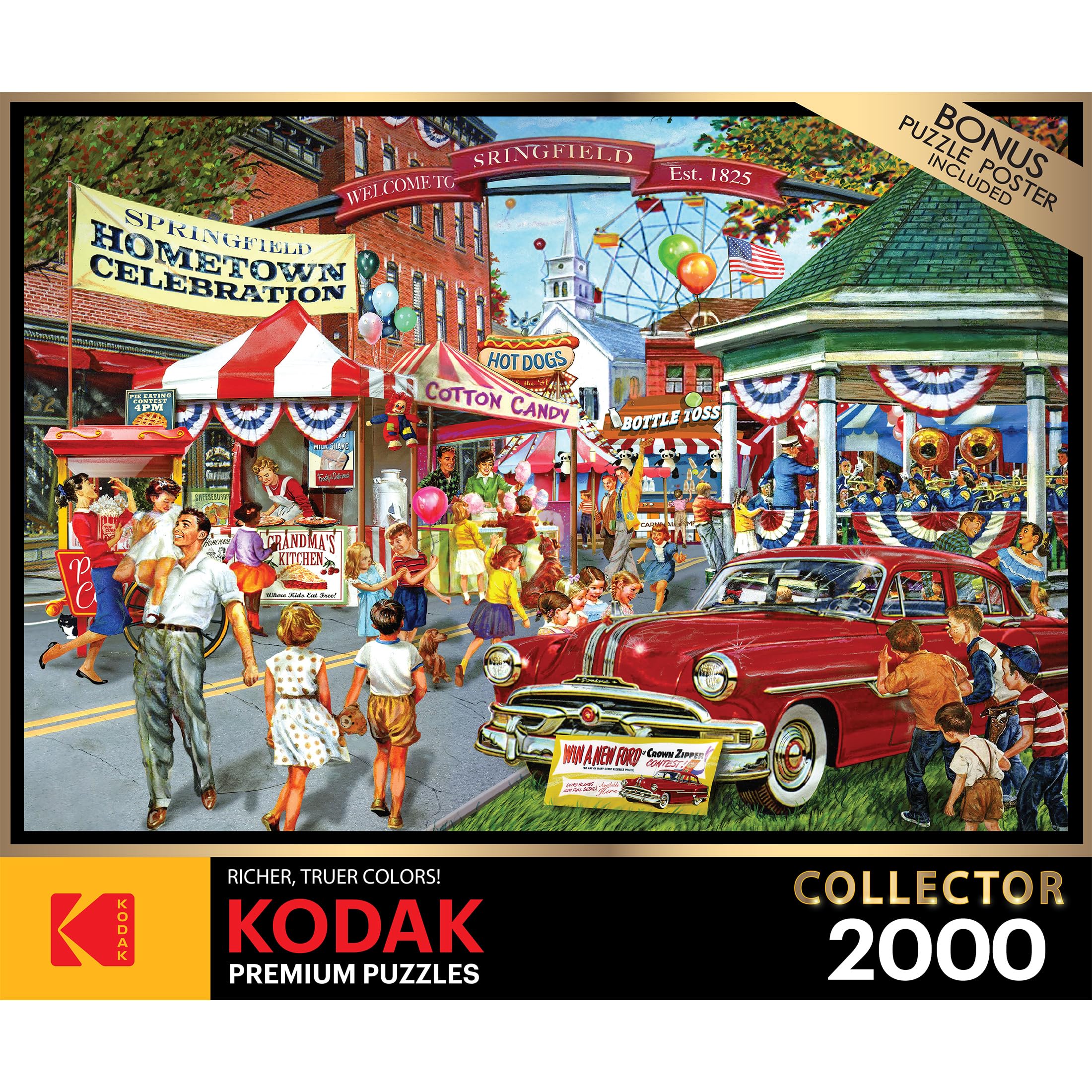 Foto 5 pulgar | Rompecabezas Roseart Kodak Collector Hometown Celebration, 2000 Unidades - Venta Internacional.
