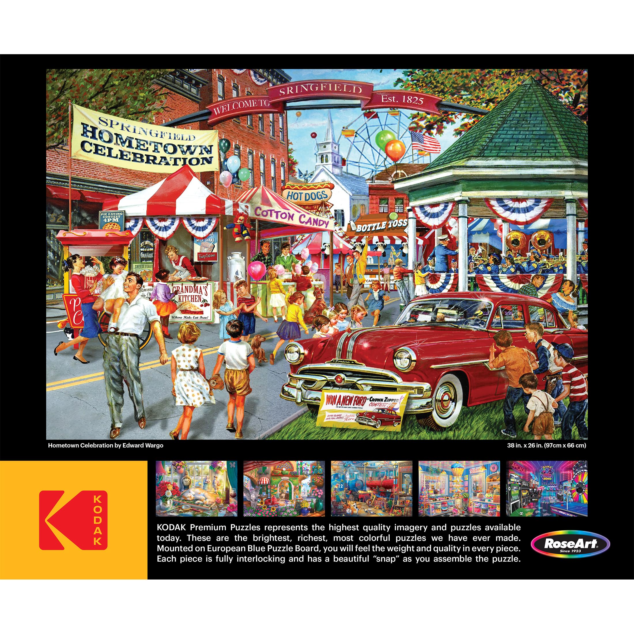 Foto 5 | Rompecabezas Roseart Kodak Collector Hometown Celebration, 2000 Unidades - Venta Internacional.