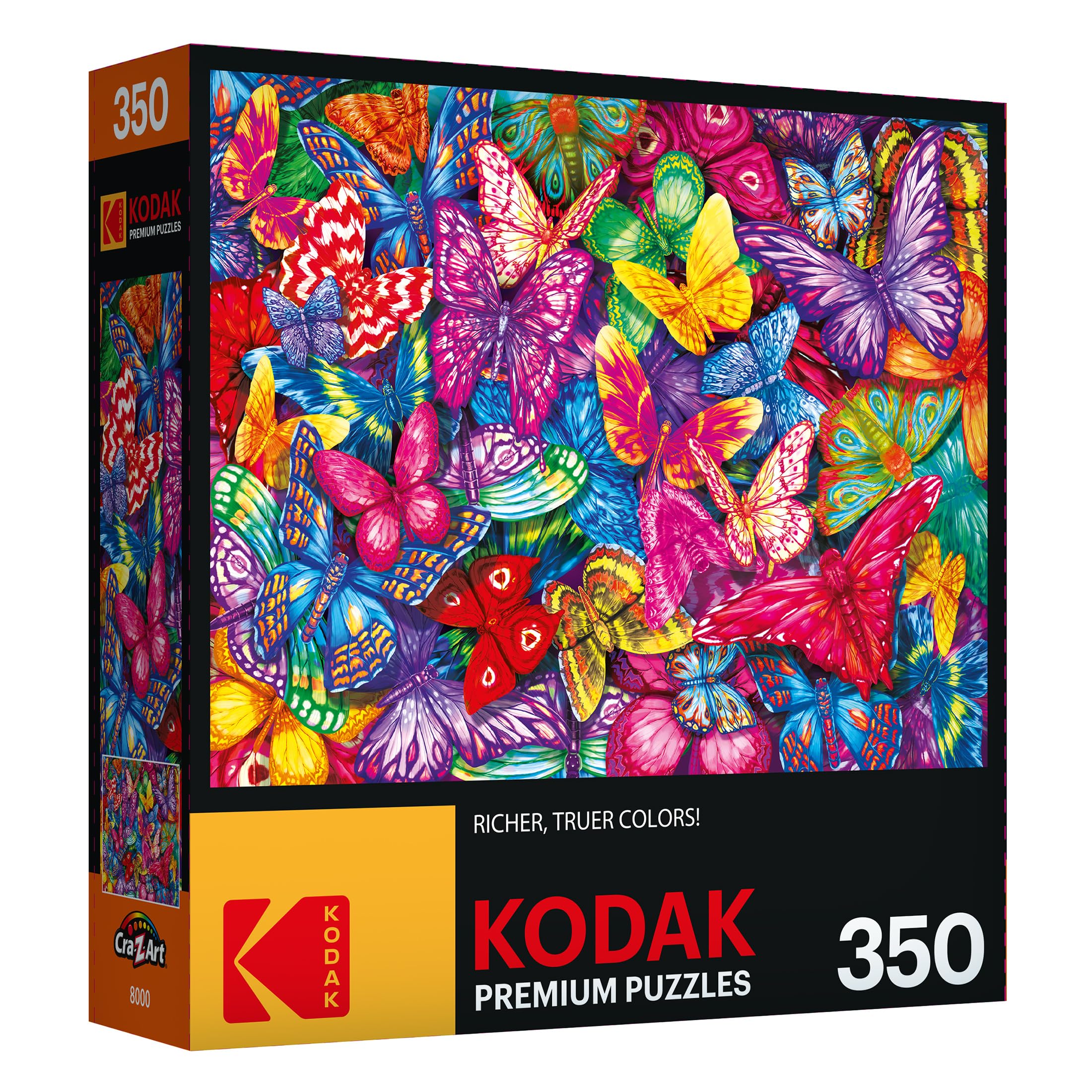 Foto 3 pulgar | Rompecabezas Roseart Kodak Premium Con Mariposas Coloridas, 350 Unidades - Venta Internacional.