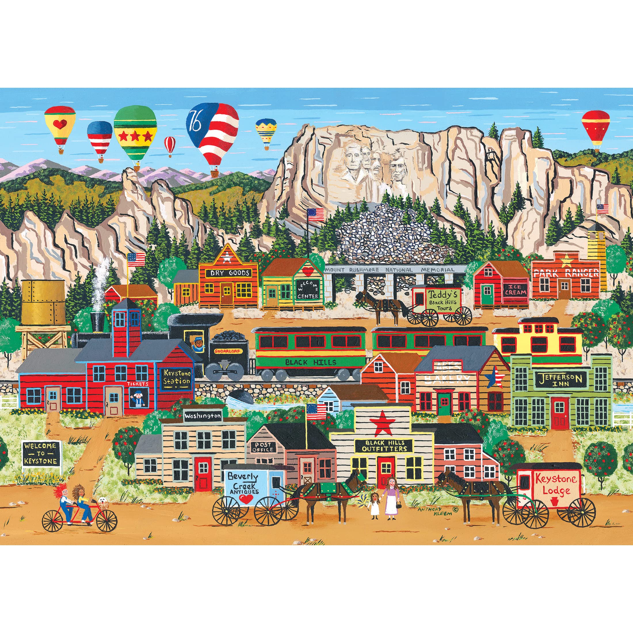 Foto 2 pulgar | Rompecabezas Roseart Home Country Mount Rushmore 1000 Piezas - Venta Internacional.