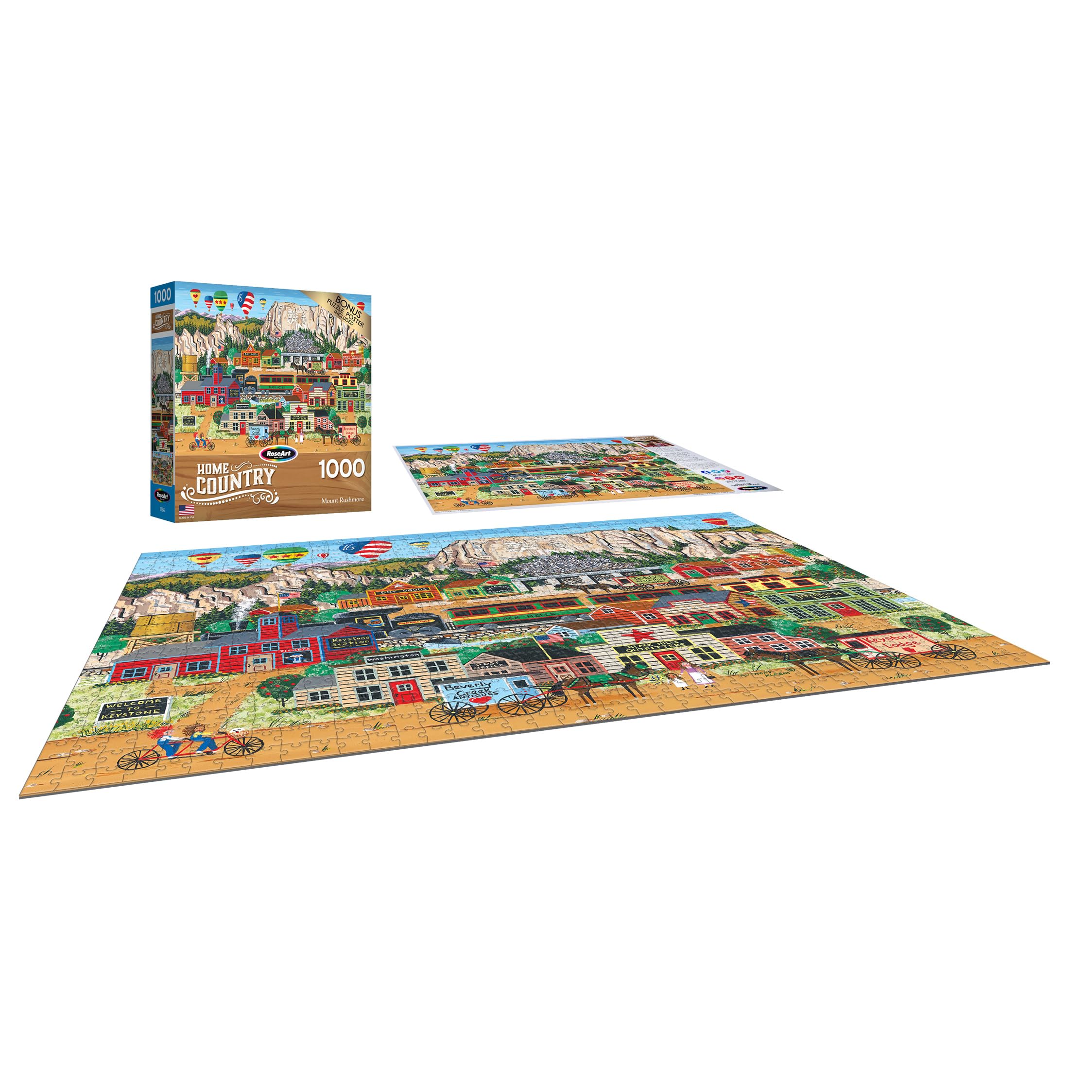 Foto 4 pulgar | Rompecabezas Roseart Home Country Mount Rushmore 1000 Piezas - Venta Internacional.