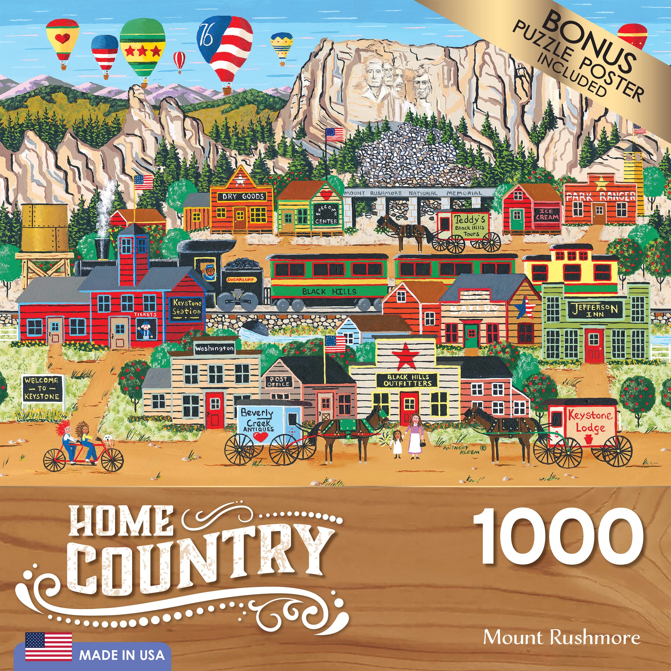 Foto 5 pulgar | Rompecabezas Roseart Home Country Mount Rushmore 1000 Piezas - Venta Internacional.