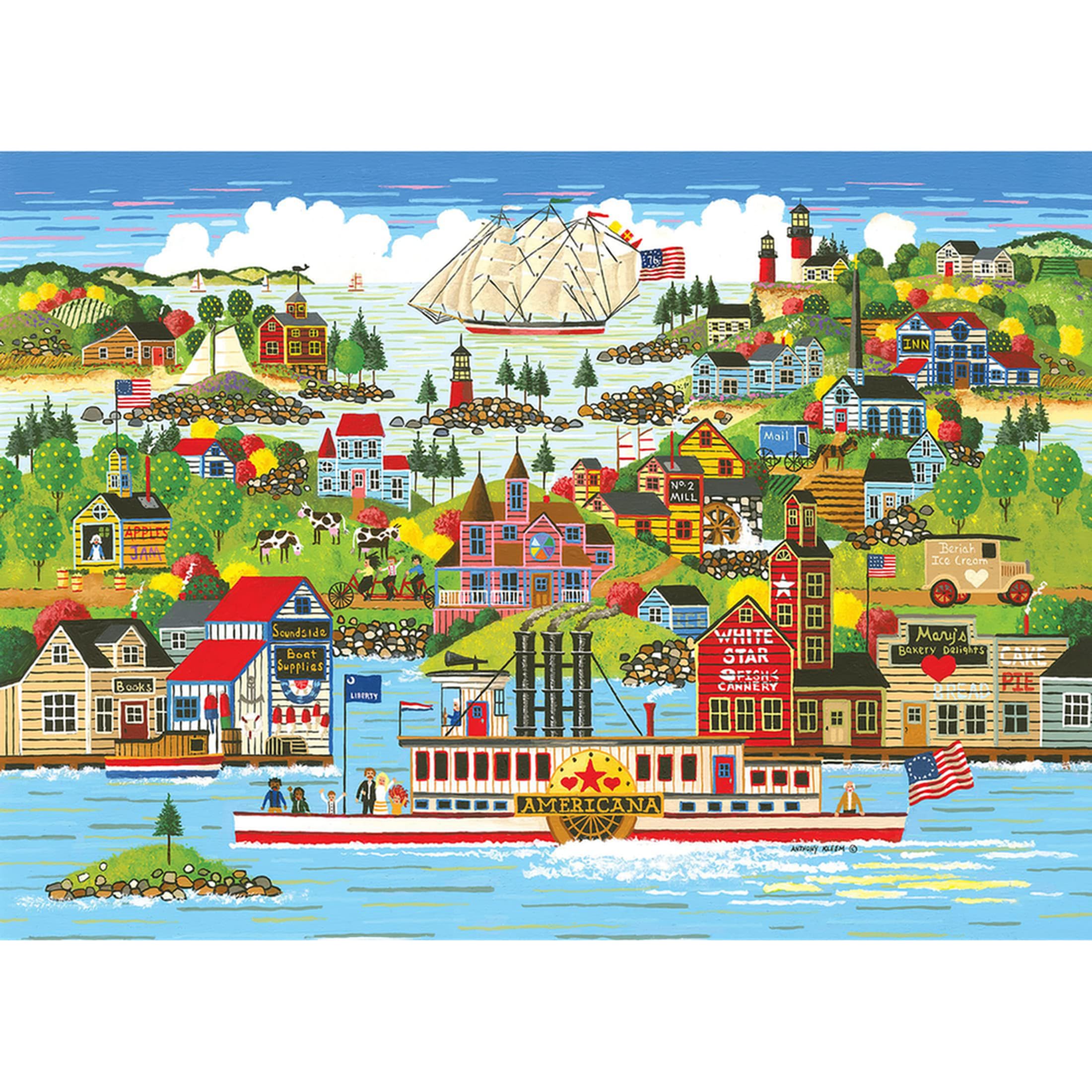 Foto 2 pulgar | Rompecabezas Roseart Home Country The Americana 1000 Piezas - Venta Internacional.