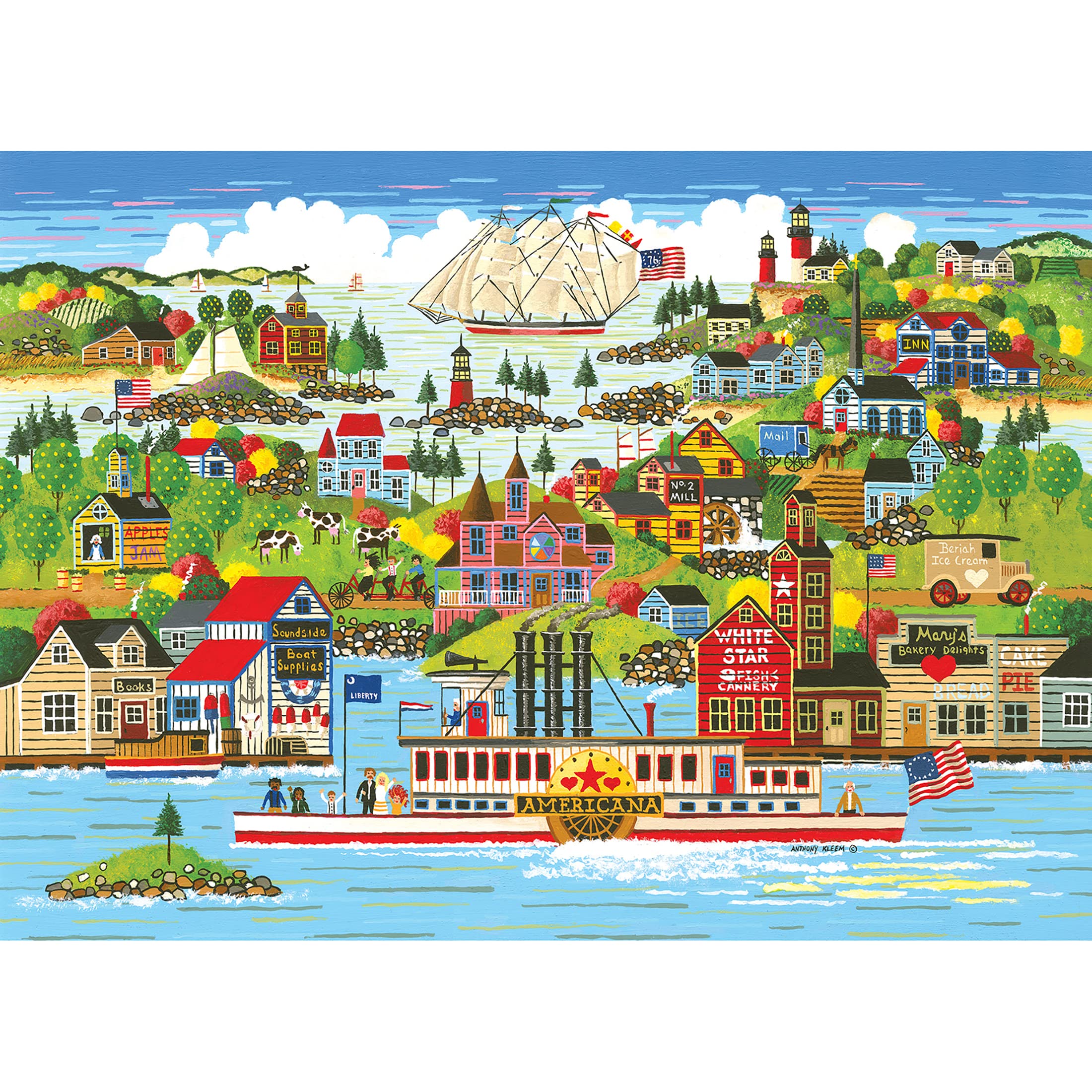 Foto 4 pulgar | Rompecabezas Roseart Home Country The Americana 1000 Piezas - Venta Internacional.