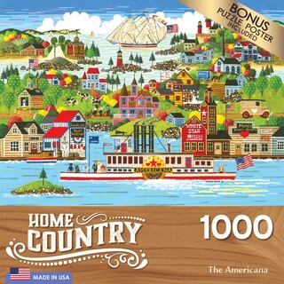 Foto 5 | Rompecabezas Roseart Home Country The Americana 1000 Piezas - Venta Internacional.