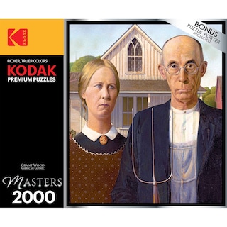 Foto 4 | Rompecabezas Roseart Kodak Masters American Gothic 2000 Piezas - Venta Internacional.