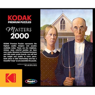 Foto 5 | Rompecabezas Roseart Kodak Masters American Gothic 2000 Piezas - Venta Internacional.