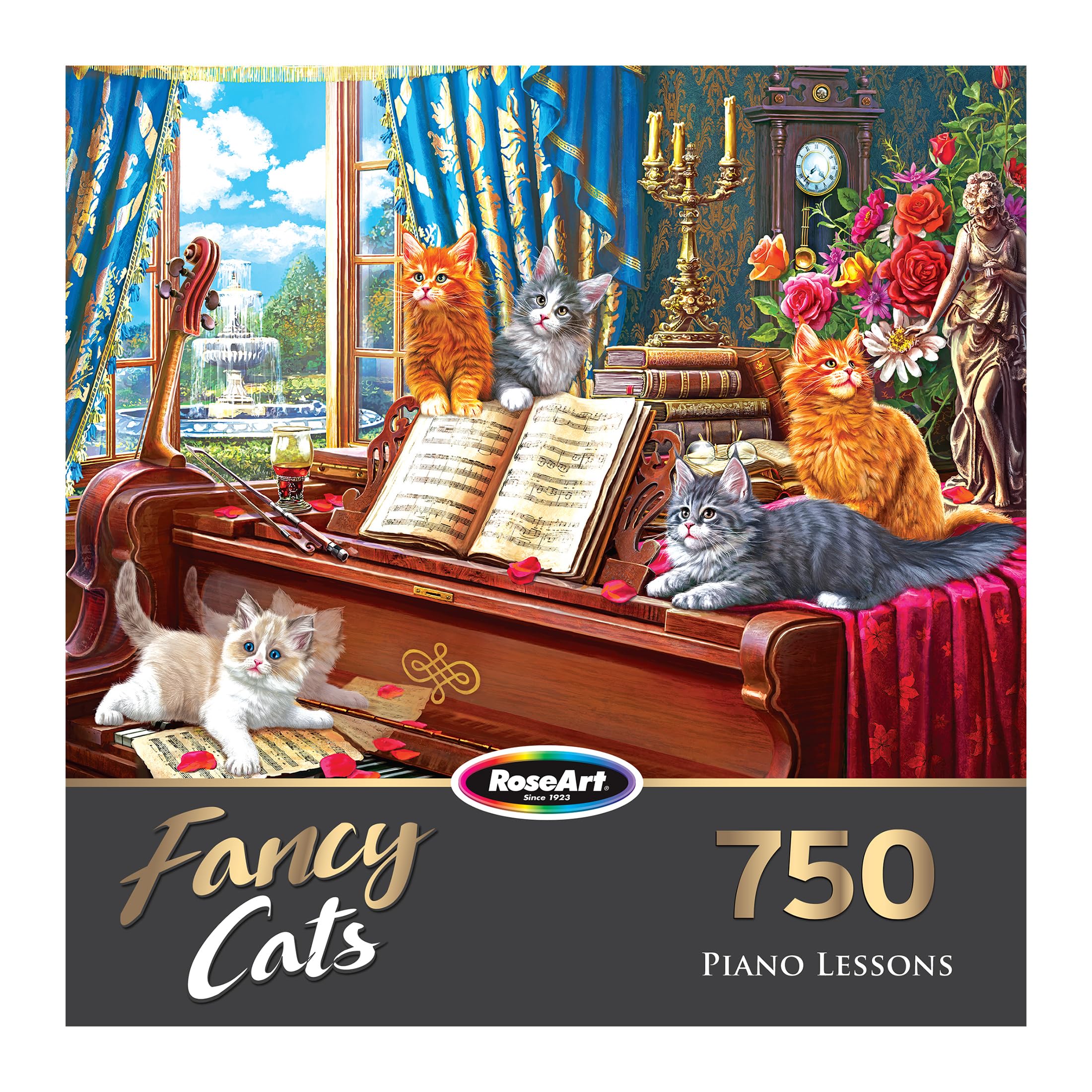 Foto 3 | Rompecabezas Roseart Fancy Cats Lessons De 750 Piezas - Venta Internacional.
