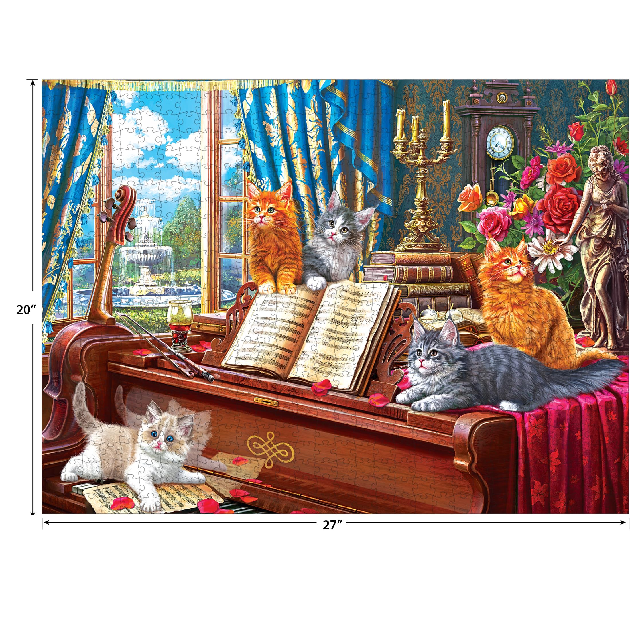 Foto 5 pulgar | Rompecabezas Roseart Fancy Cats Lessons De 750 Piezas - Venta Internacional.