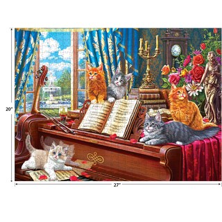 Foto 4 | Rompecabezas Roseart Fancy Cats Lessons De 750 Piezas - Venta Internacional.