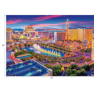 Foto 3 | Rompecabezas Roseart Kodak Las Vegas Strip De 1500 Piezas - Venta Internacional.