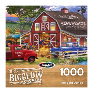 Foto 4 | Rompecabezas Roseart Chris Bigelow The Barn Dance 1000 Piezas - Venta Internacional.