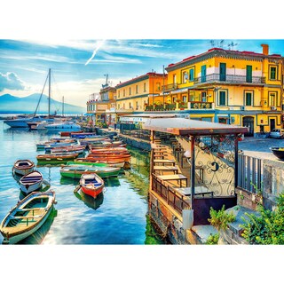 Foto 1 | Rompecabezas Roseart Kodak Premium Harbor Of Naples 1000 Piezas - Venta Internacional.