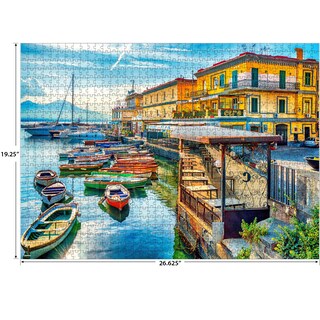 Foto 3 | Rompecabezas Roseart Kodak Premium Harbor Of Naples 1000 Piezas - Venta Internacional.