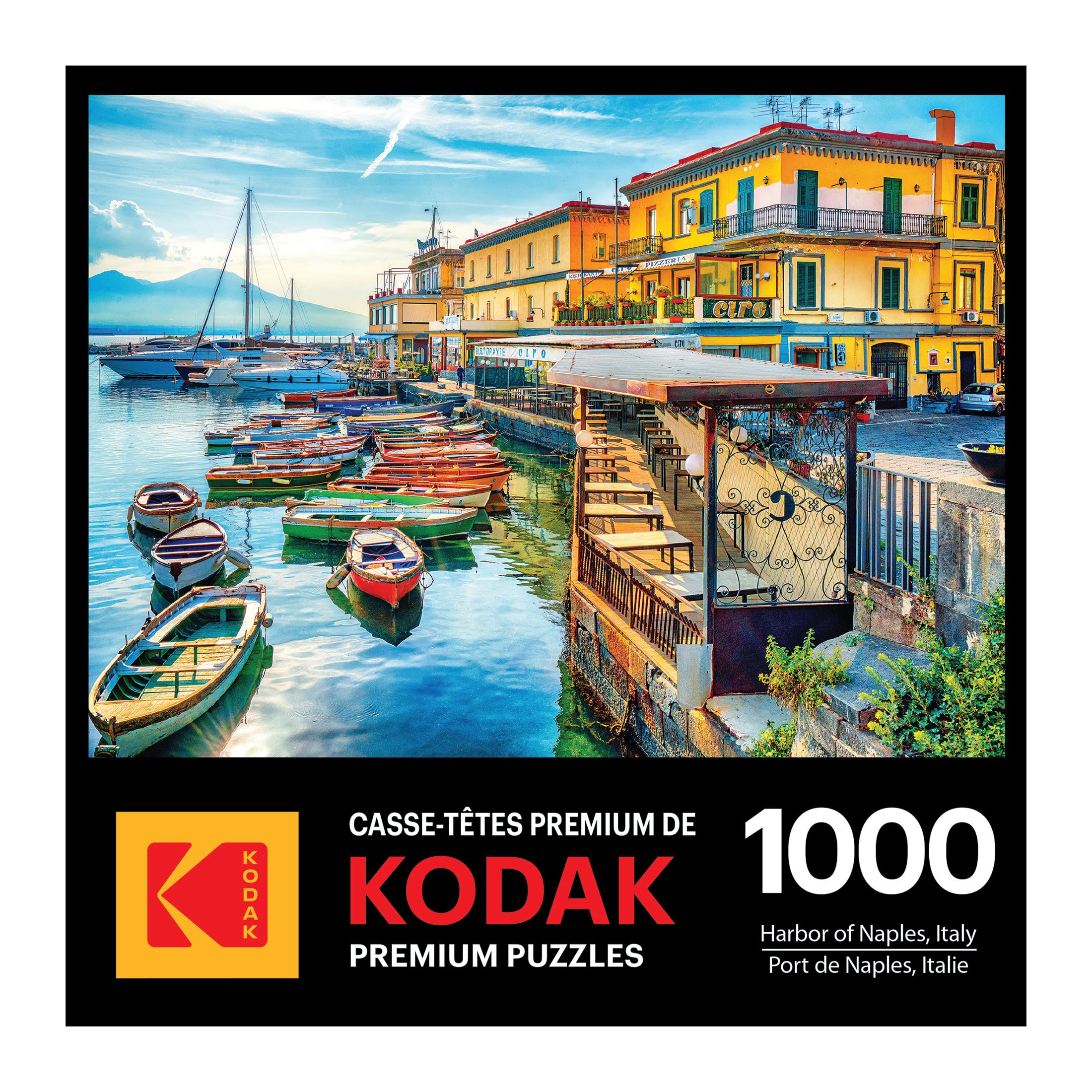 Foto 5 pulgar | Rompecabezas Roseart Kodak Premium Harbor Of Naples 1000 Piezas - Venta Internacional.