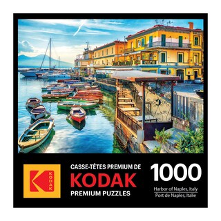 Foto 4 | Rompecabezas Roseart Kodak Premium Harbor Of Naples 1000 Piezas - Venta Internacional.