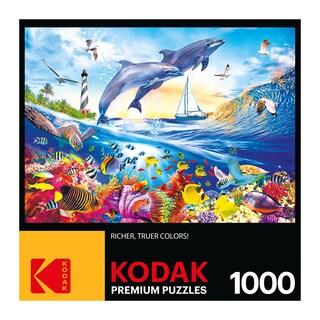 Foto 4 | Rompecabezas Roseart Kodak Premium Playful Summer Dolphins - Venta Internacional.