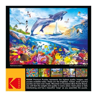 Foto 5 | Rompecabezas Roseart Kodak Premium Playful Summer Dolphins - Venta Internacional.