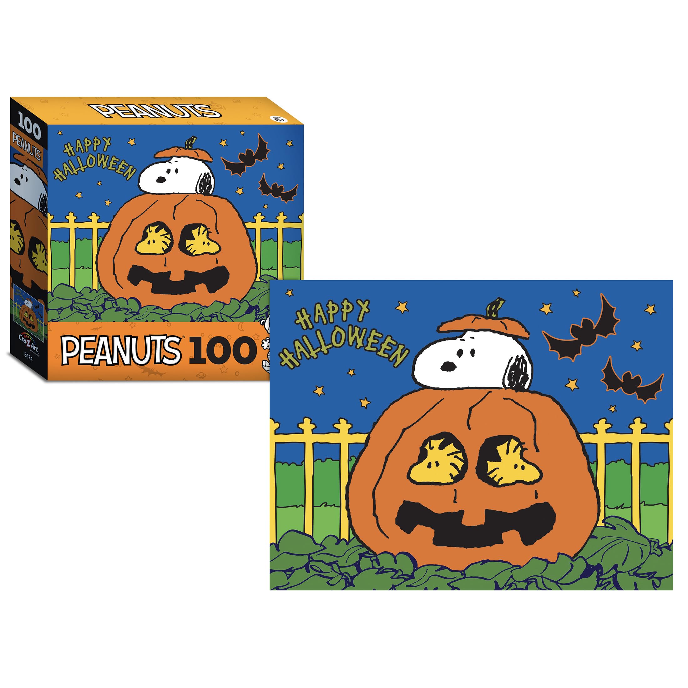 Foto 2 pulgar | Rompecabezas Roseart Peanuts Happy Halloween 100 Piezas - Venta Internacional.