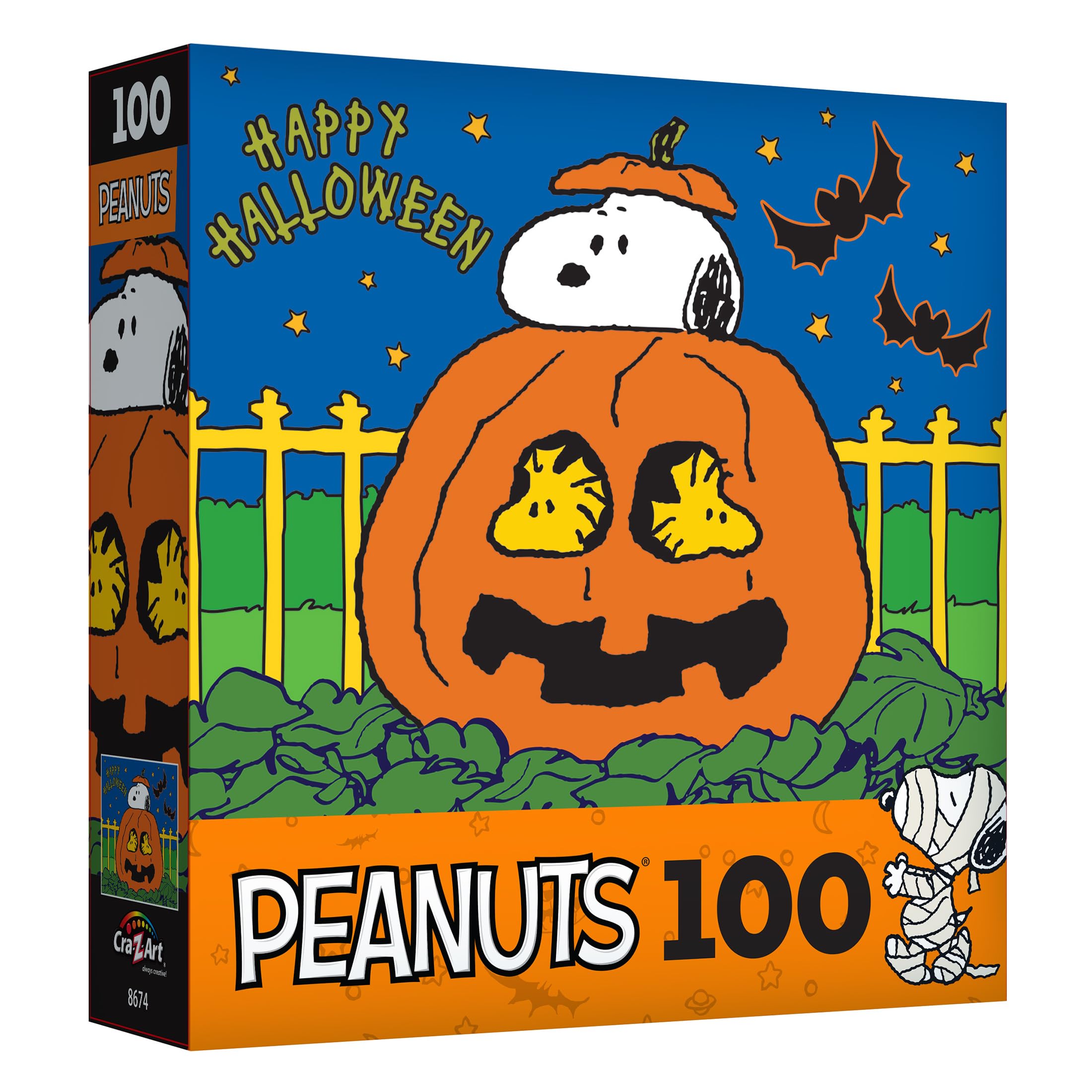 Foto 3 pulgar | Rompecabezas Roseart Peanuts Happy Halloween 100 Piezas - Venta Internacional.