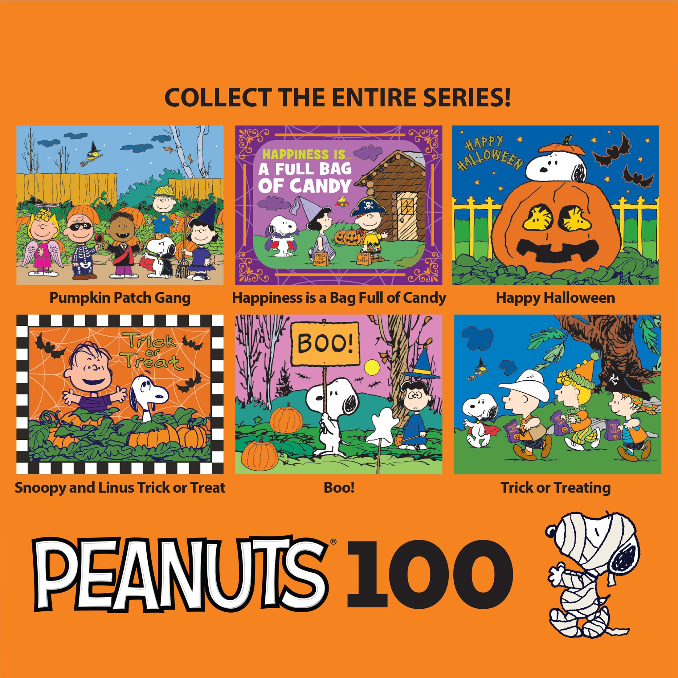 Foto 6 pulgar | Rompecabezas Roseart Peanuts Happy Halloween 100 Piezas - Venta Internacional.