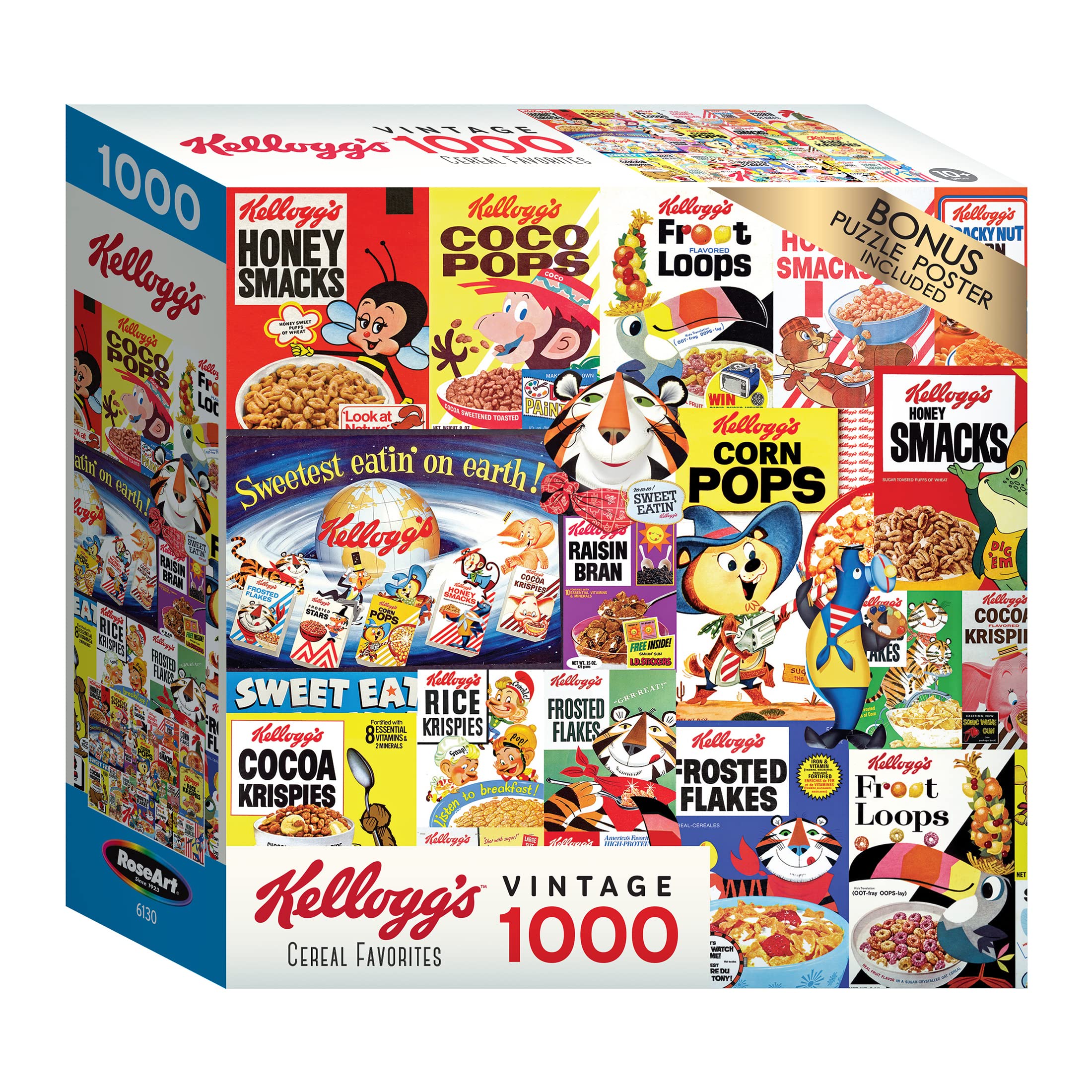Foto 3 pulgar | Rompecabezas Roseart Kellogg's Cereal Favorites, 1000 Piezas - Venta Internacional.