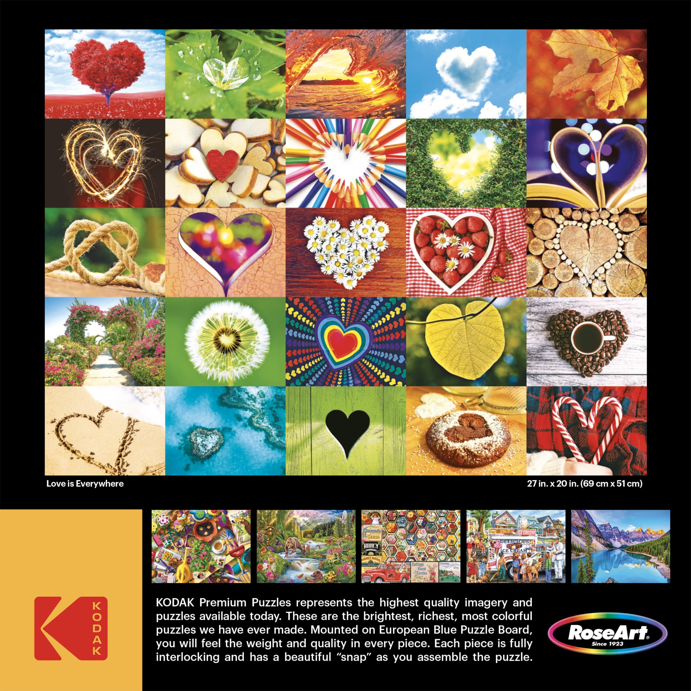 Foto 6 pulgar | Rompecabezas Roseart Kodak Premium Love Is Everywhere 1000 Unidades - Venta Internacional.