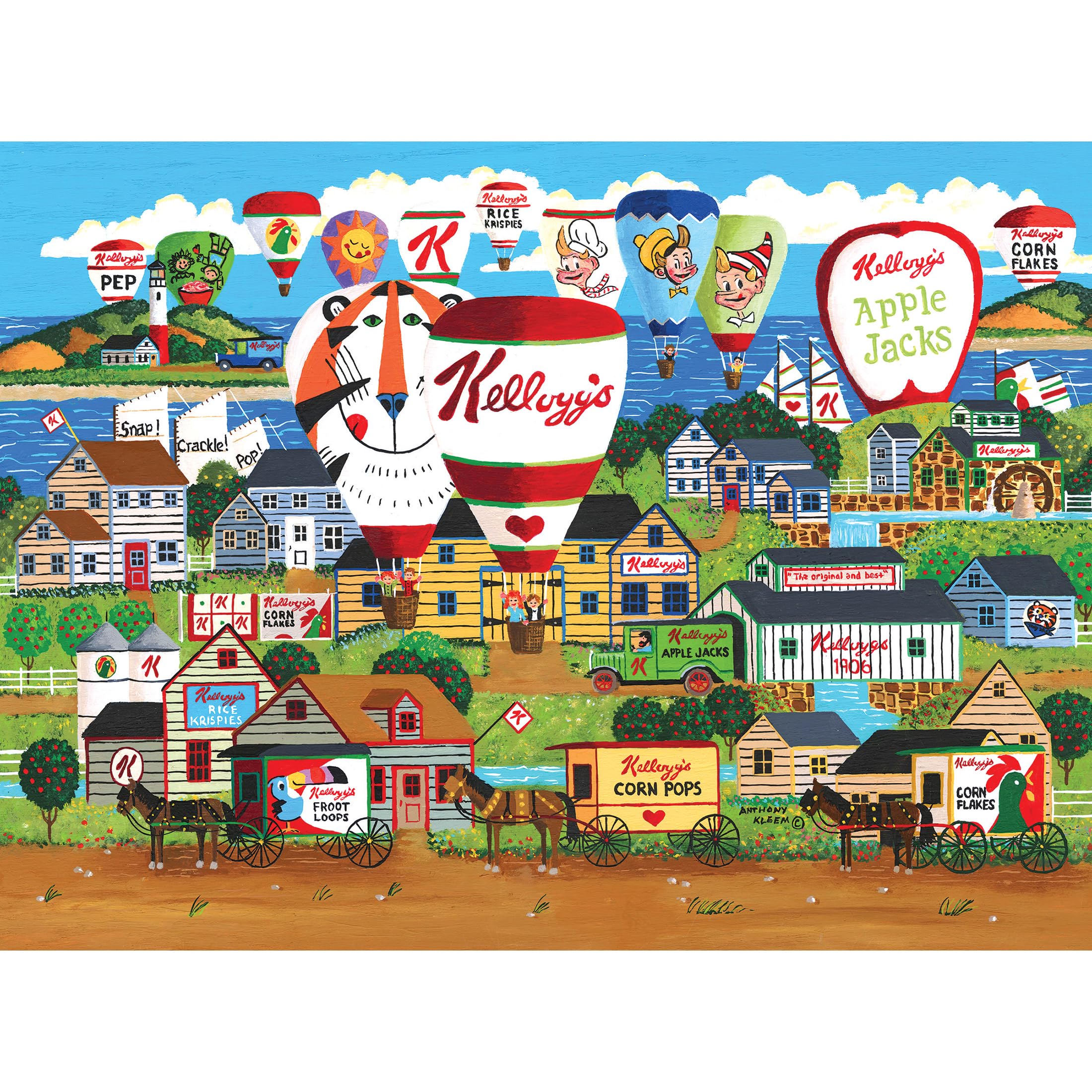 Foto 1 | Rompecabezas Roseart Kellogg's Hot Air Globe 1000 Piezas - Venta Internacional.