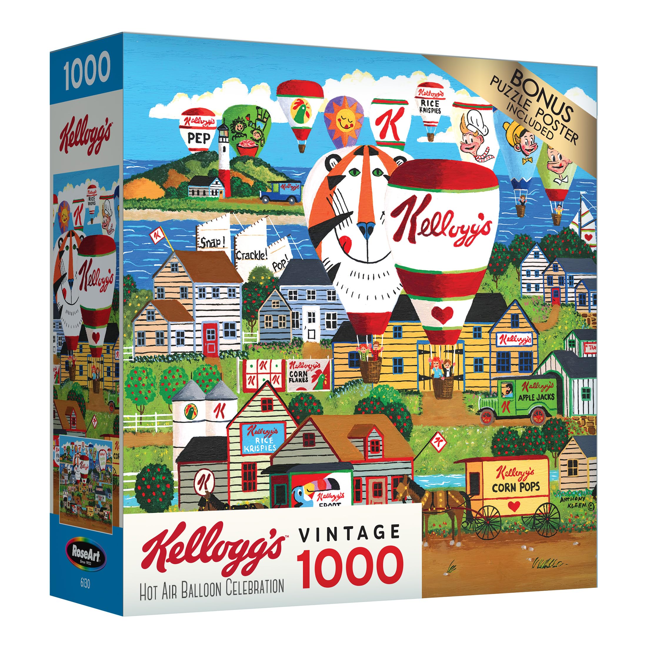 Foto 2 | Rompecabezas Roseart Kellogg's Hot Air Globe 1000 Piezas - Venta Internacional.