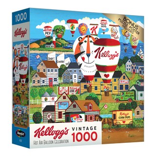 Foto 2 | Rompecabezas Roseart Kellogg's Hot Air Globe 1000 Piezas - Venta Internacional.