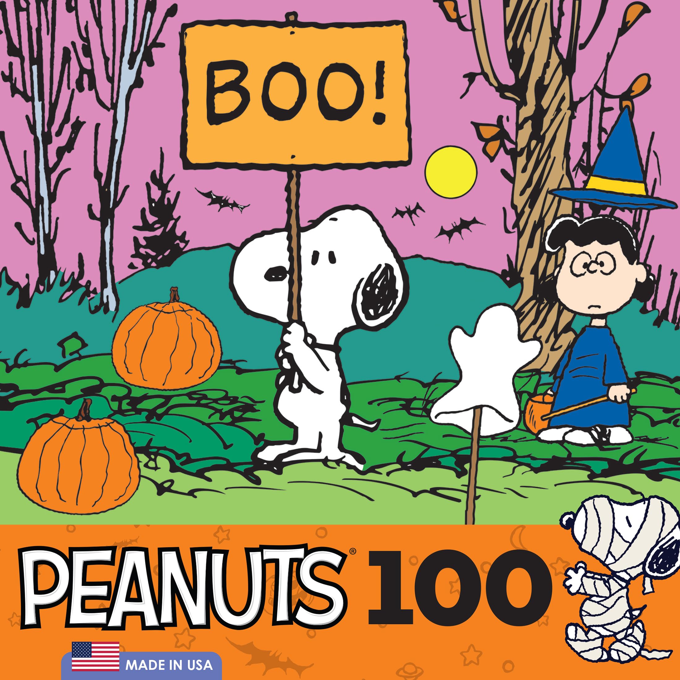 Foto 5 pulgar | Rompecabezas Roseart Peanuts Boo! 100 Piezas Para Niños/adultos - Venta Internacional.
