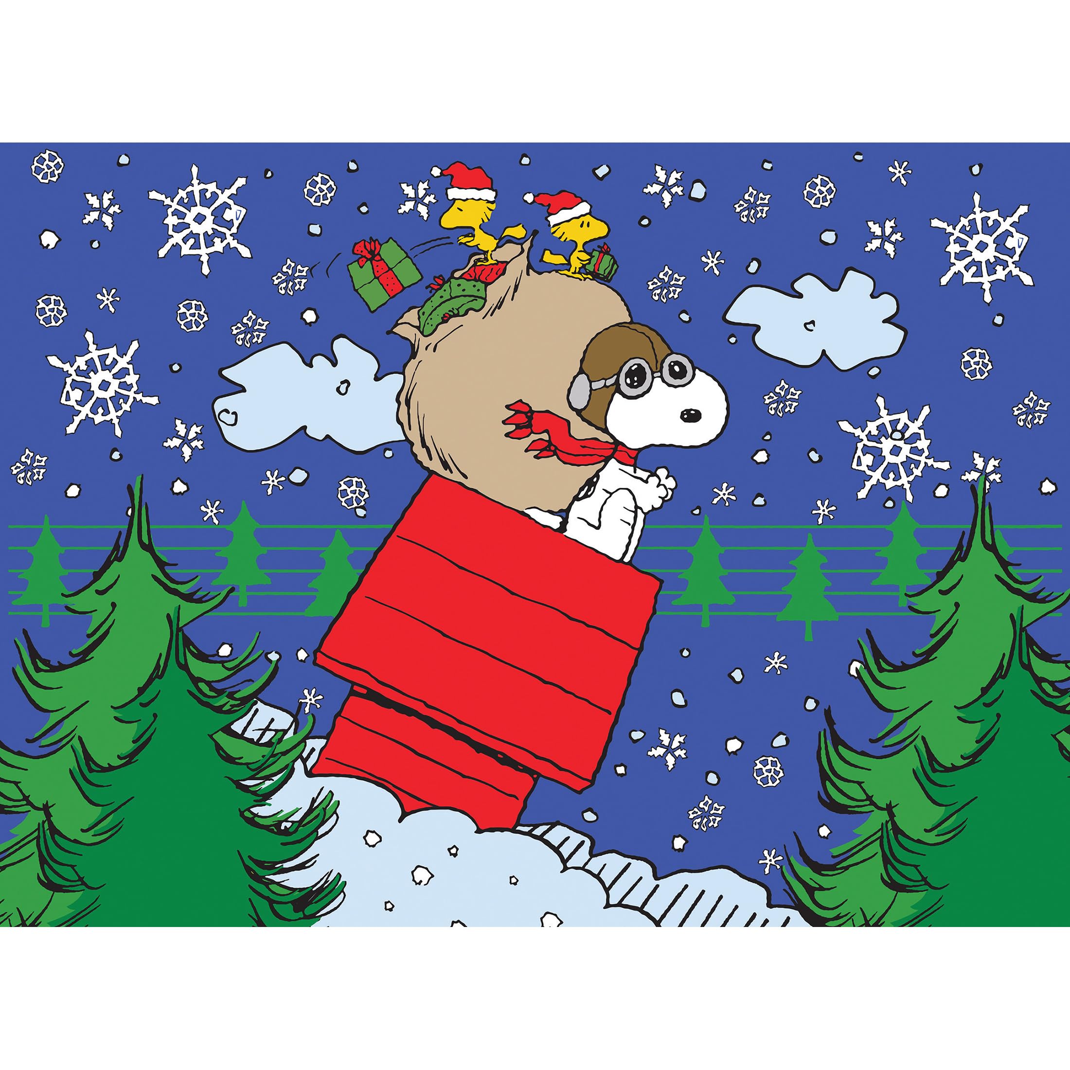 Foto 2 pulgar | Rompecabezas Roseart Peanuts Snoopy's Christmas, 100 Piezas - Venta Internacional.