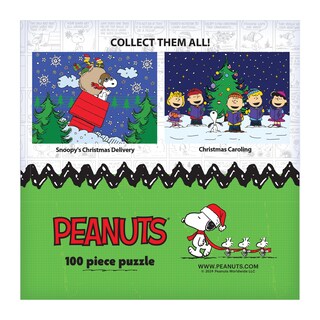 Foto 5 | Rompecabezas Roseart Peanuts Snoopy's Christmas, 100 Piezas - Venta Internacional.