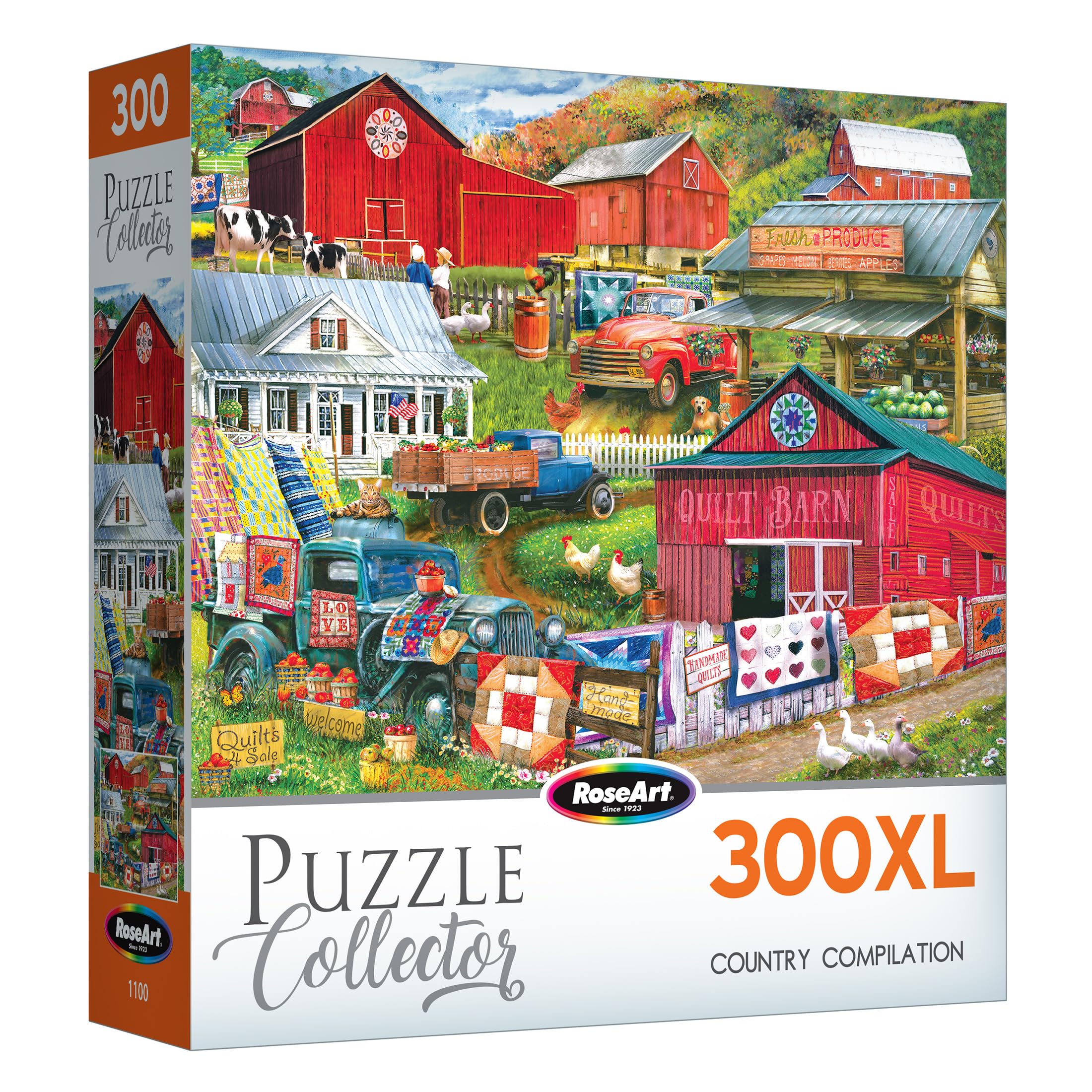 Foto 3 pulgar | Rompecabezas Roseart Puzzle Collector Country Compilation 300xl - Venta Internacional.