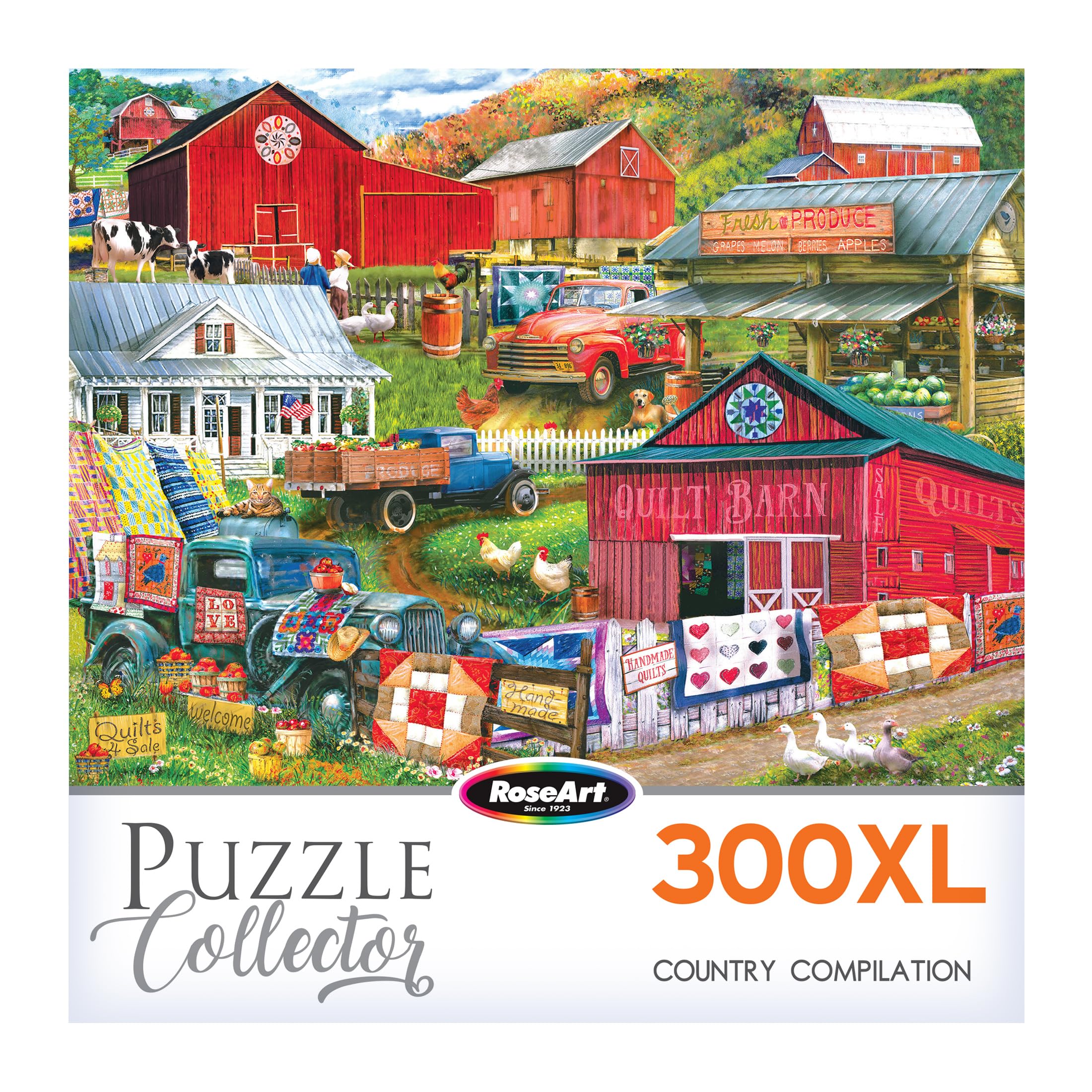 Foto 4 pulgar | Rompecabezas Roseart Puzzle Collector Country Compilation 300xl - Venta Internacional.