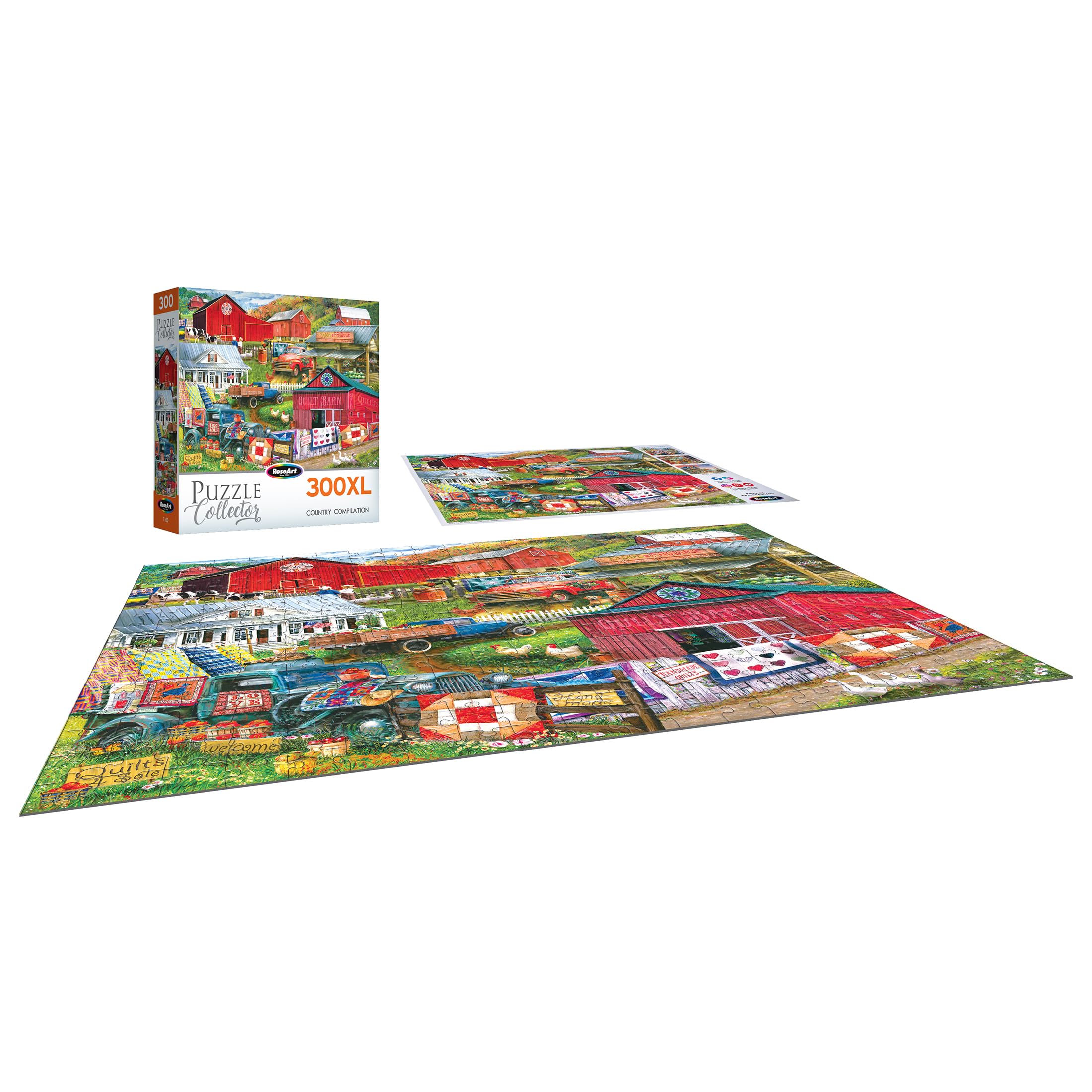 Foto 7 pulgar | Rompecabezas Roseart Puzzle Collector Country Compilation 300xl - Venta Internacional.