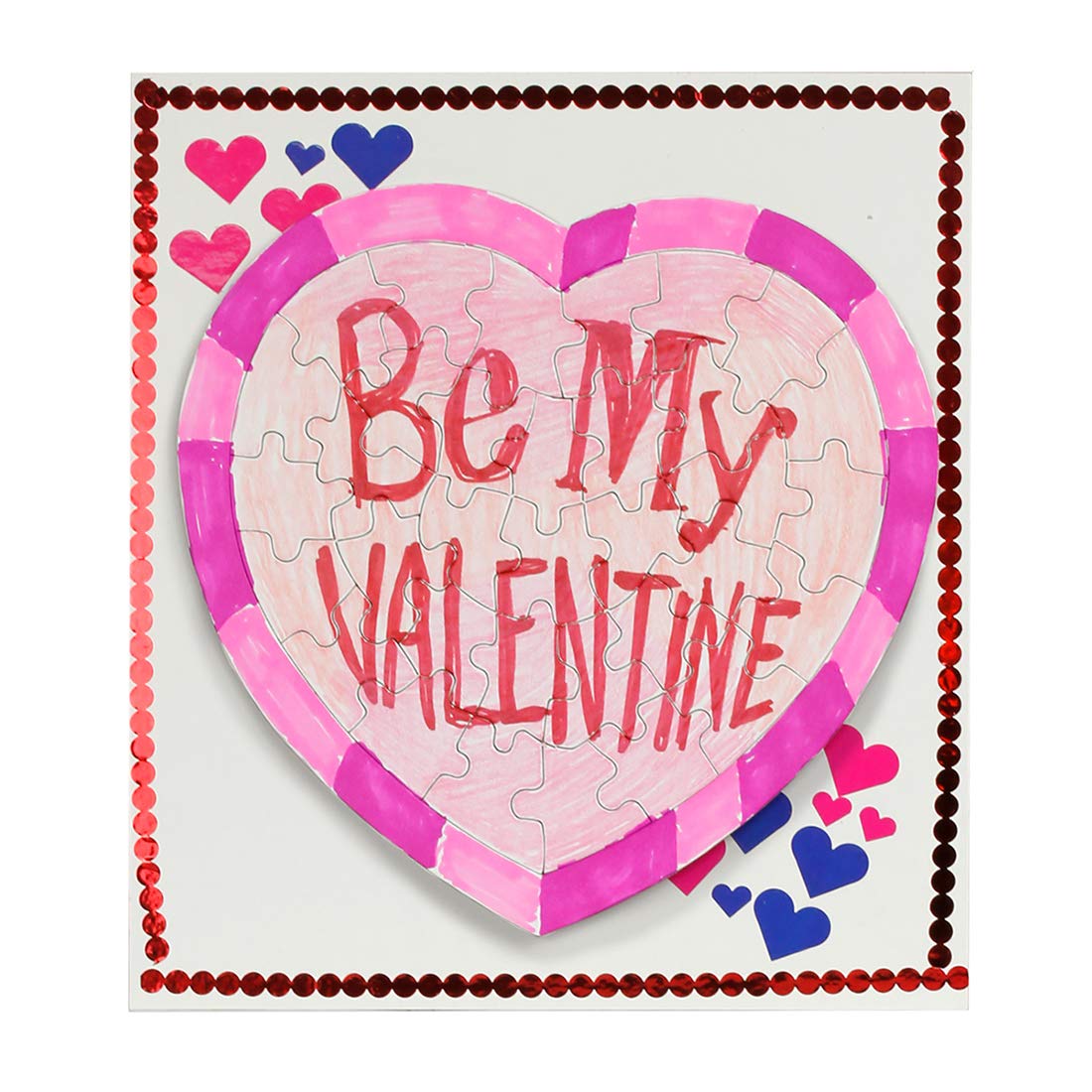 Foto 6 | Blank Puzzles Hygloss Con Forma De Corazón, 8,5 X 9,5 Cm, 12 Rompecabezas - Venta Internacional.