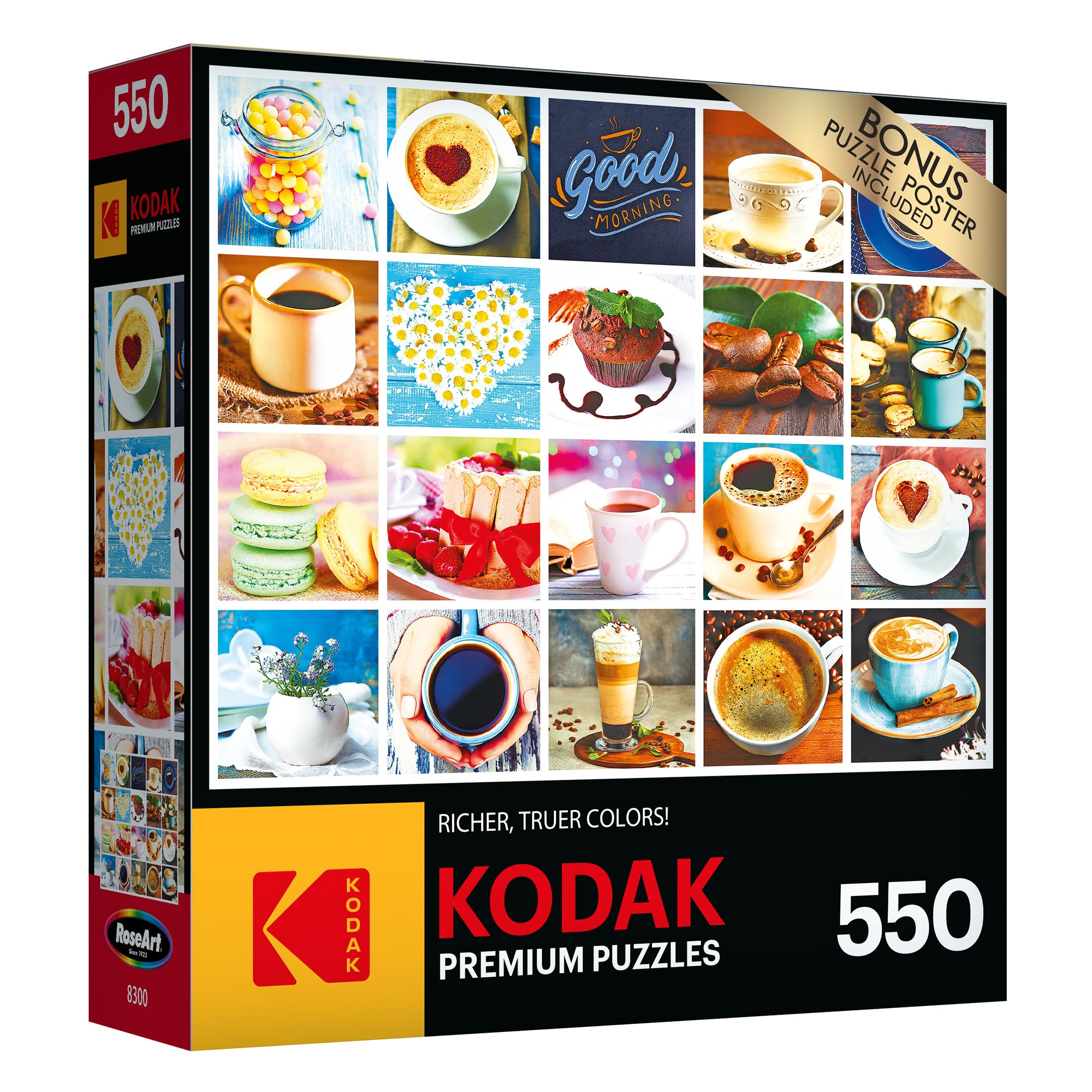 Foto 2 | Rompecabezas Roseart Kodak Premium Love Coffee 550 Piezas - Venta Internacional.