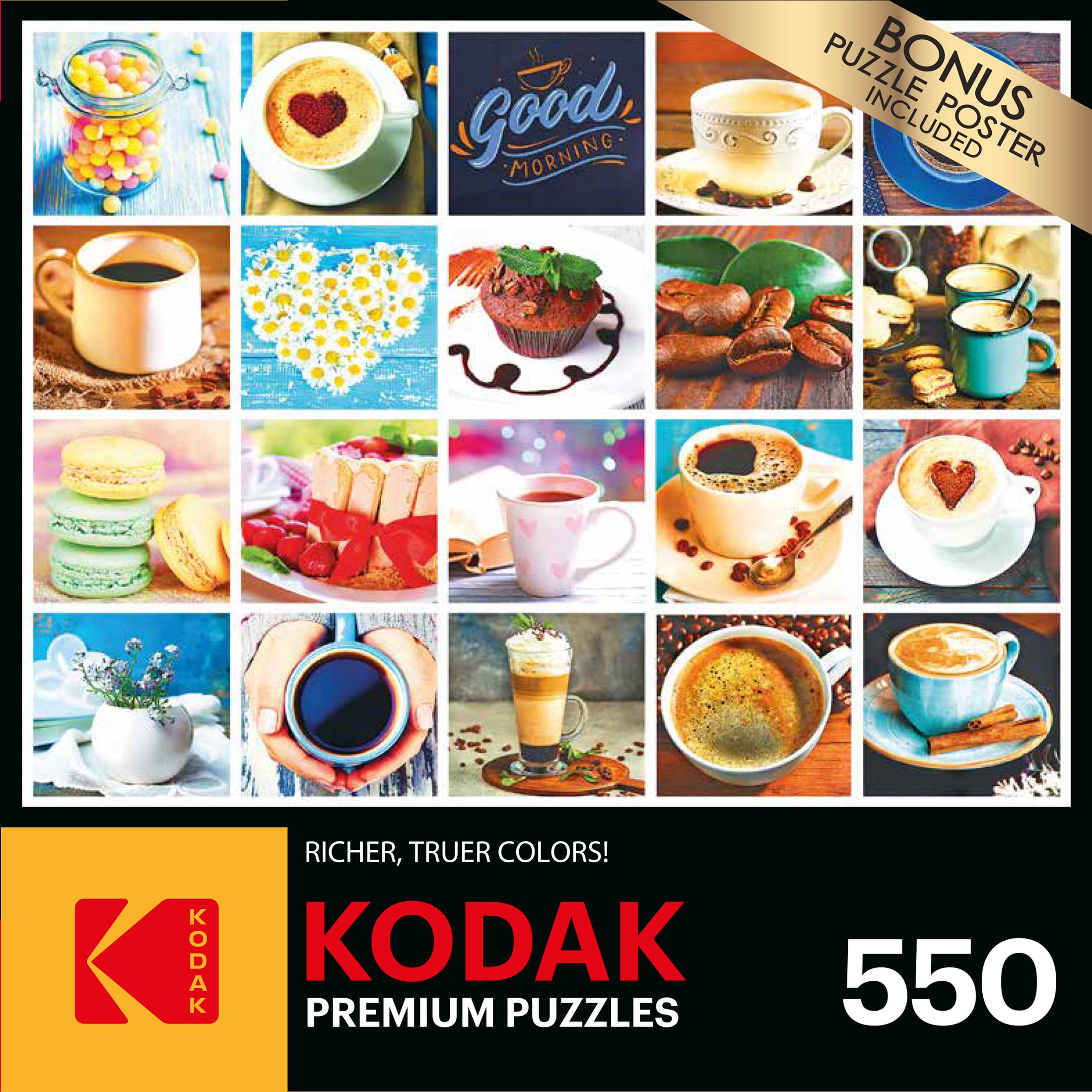 Foto 5 pulgar | Rompecabezas Roseart Kodak Premium Love Coffee 550 Piezas - Venta Internacional.