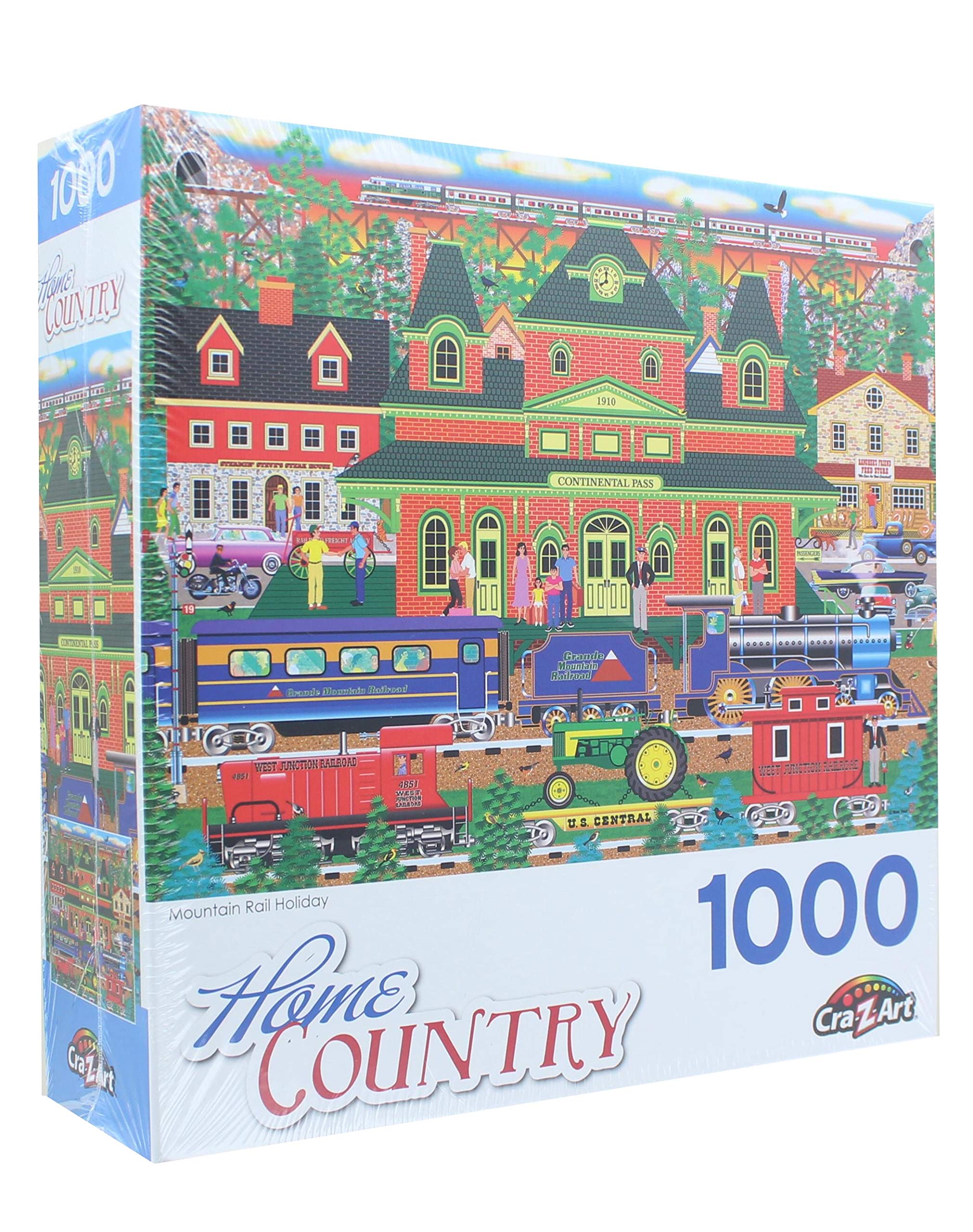 Foto 3 pulgar | Rompecabezas Roseart Home Country Mountain Rail 1000 Piezas - Venta Internacional.