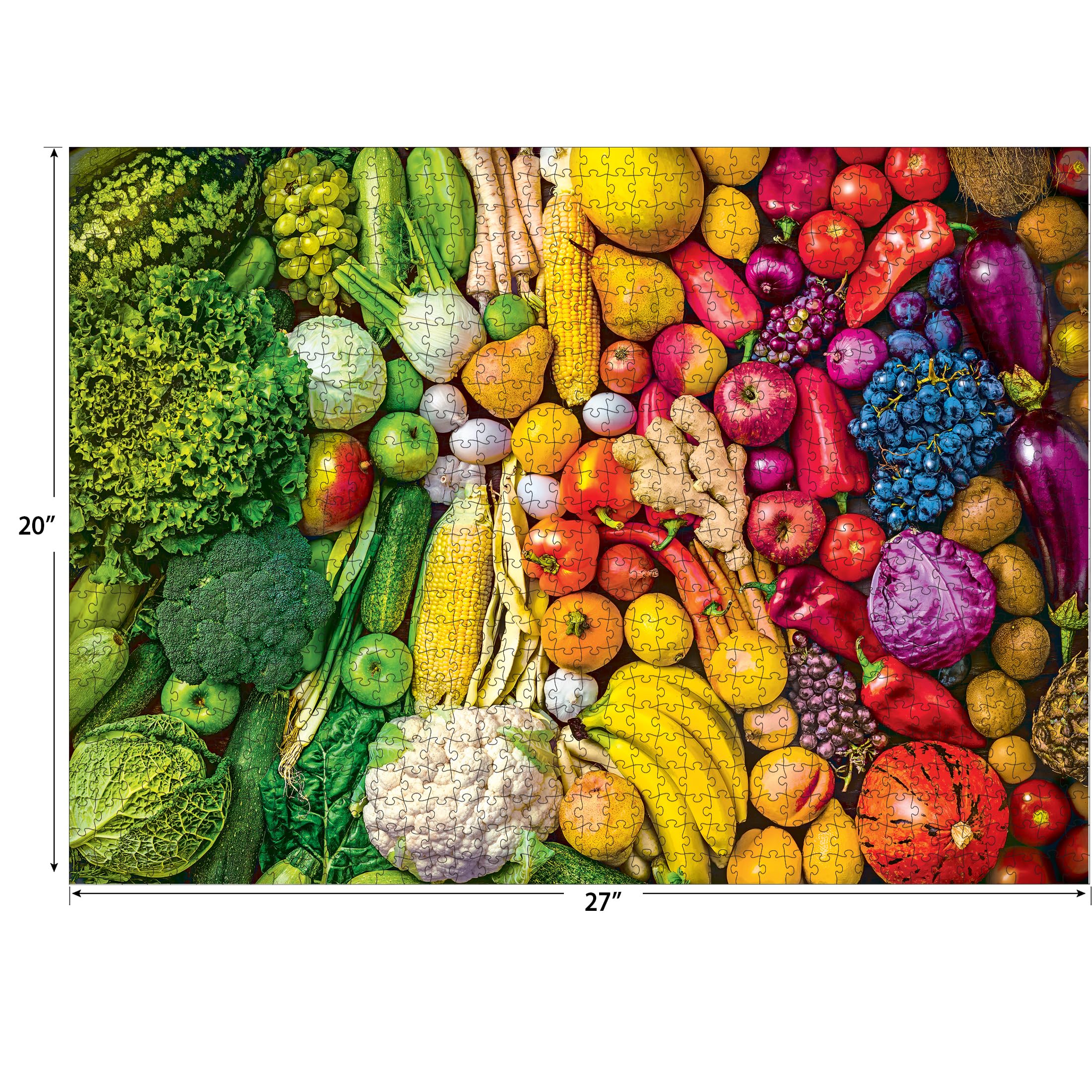 Foto 4 pulgar | Rompecabezas Roseart Kodak Premium Rainbow Superfoods, 1000 Unidades - Venta Internacional.