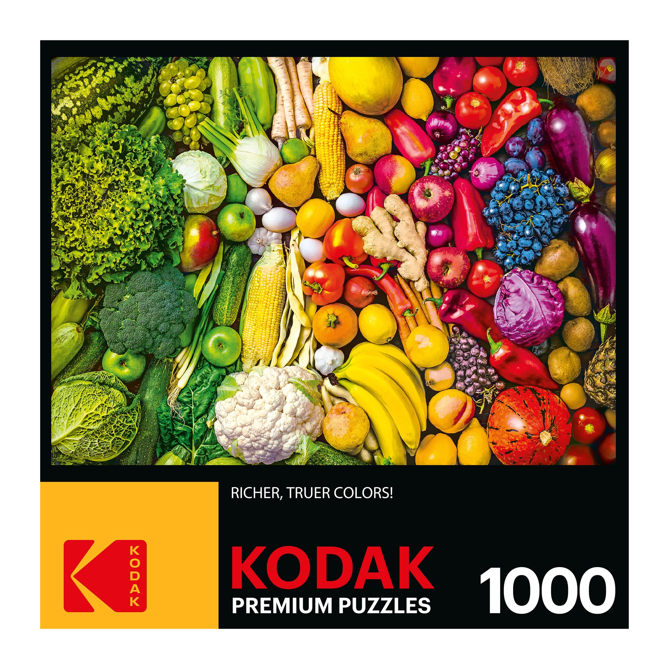 Foto 4 | Rompecabezas Roseart Kodak Premium Rainbow Superfoods, 1000 Unidades - Venta Internacional.